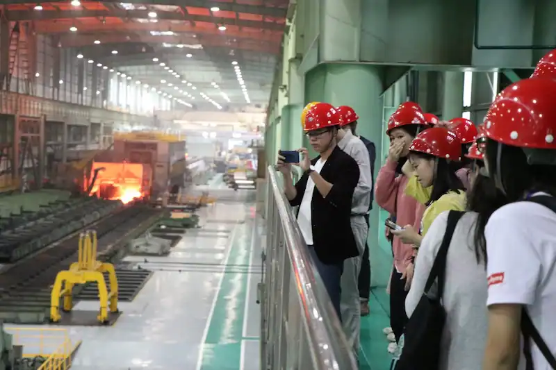 2017 Event 2 - Photo of youngsters touring a factory